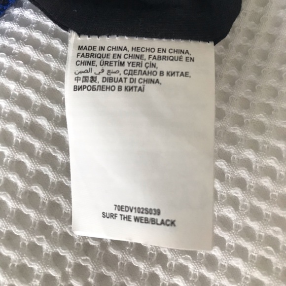 Blue/black strapless midi dress back zipper - bebe - Picture 6 of 6